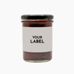 Strawberry Basil Sparkling Wine Jam with own label