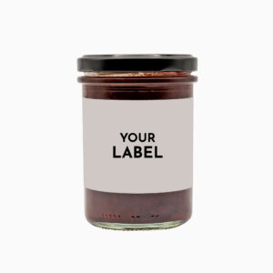 Strawberry Basil Sparkling Wine Jam with own label