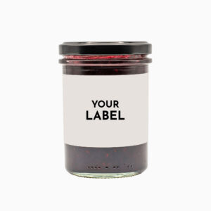 Forest berry jam with own label