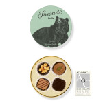 Sawade Small round box of chocolates Berlin Bear Alcohol Free