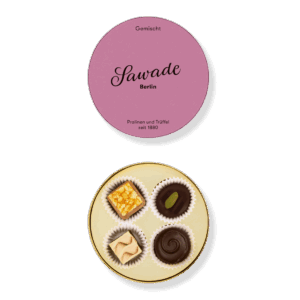 Small Round Box of Chocolates Mixed
