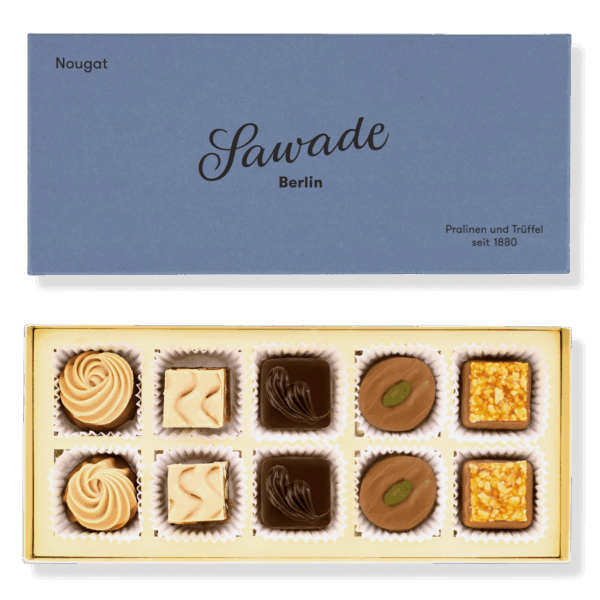 Sawade Pralinenschachtel Nougat