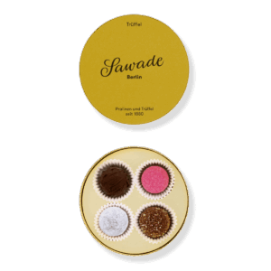 Small Round Box of Chocolates Truffles