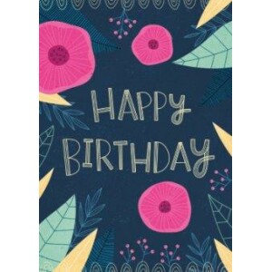 Postkarte Happy Birthday, 1Stck.
