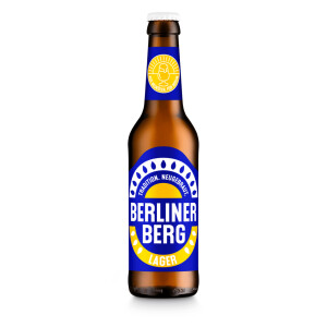 Berliner Bier, Berliner Berg Brauerei Lager 0,33l
