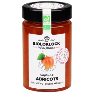 Bioloklock französische Bio Aprikosenkonfitüre 230g