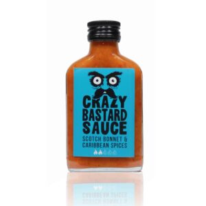Crazy Bastard Hot Sauce – Scotch Bonnet & Caribbean Spices 100ml