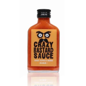 Crazy Bastard Hot Sauce – Ghost Pepper & Mango 100ml