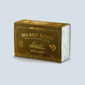 Sea Salt Flakes Lemon 75g