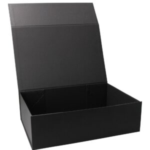 Magnetbox 38x28x12 cm schwarz. Personalisiert.